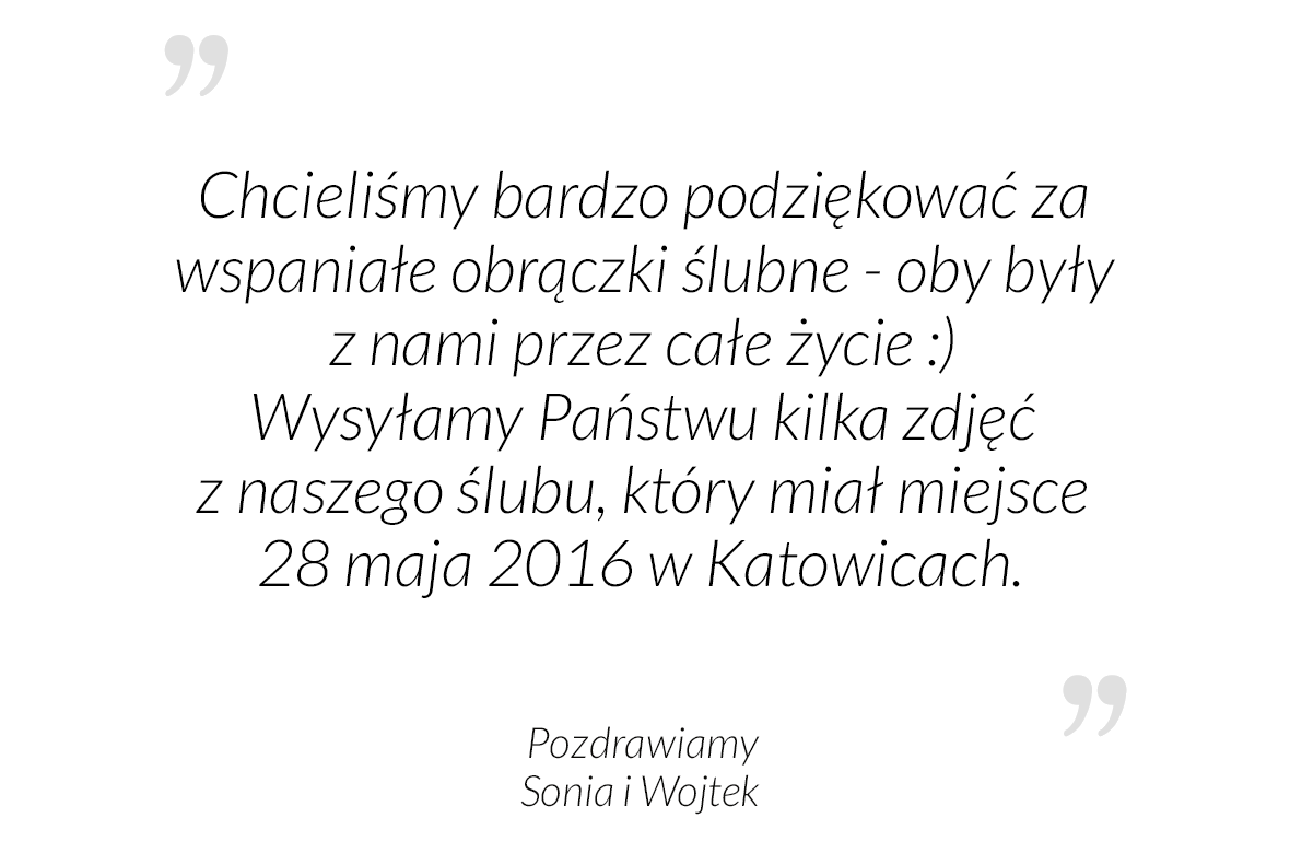 Sonia i Wojtek, 28.05.2016 r.