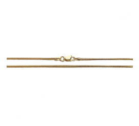 Klasyczny złoty łańcuszek próby 585, długość 45 cm, splot linka
