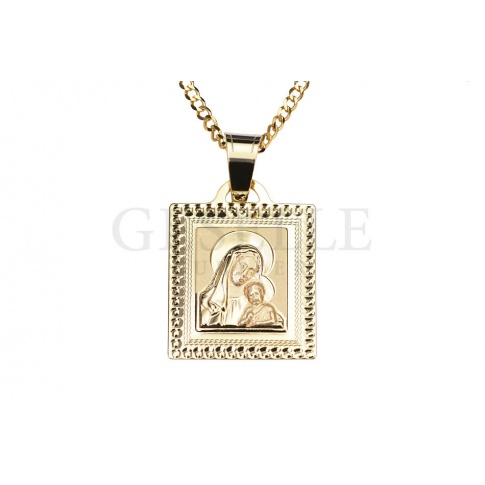 Złoty medalik z Matką Boską - symbol wiary