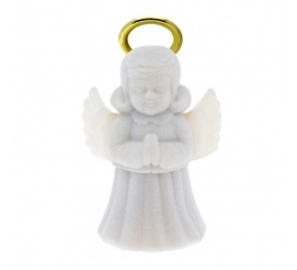 Urocze pudełko na biżuterię w kształcie aniołka - idealne opakowanie na Chrzest czy Komunię Świętą