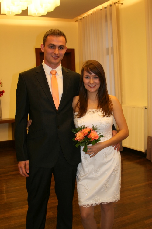 Joanna i Andrzej - obrączki ślubne zakupione w salonie GESELLE Jubiler